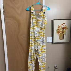 Rare nooworks Lorien stern shark overalls M